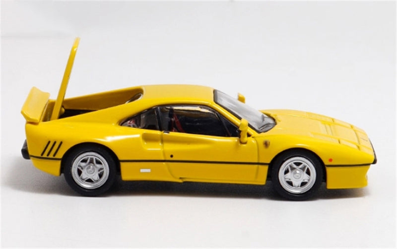 Hone Model Ferrari 288 GTO Yellow Limited Edition 299PCS ONLY 1:64 car Pre-built Model view2