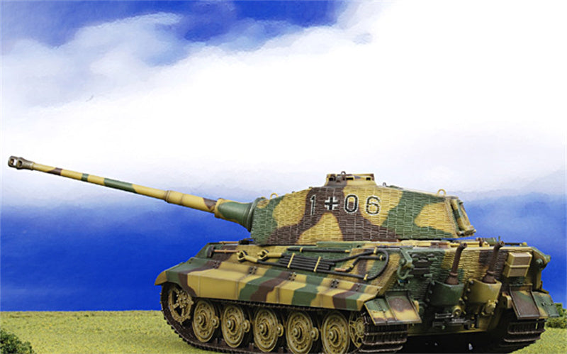 Dragon Henschel Porsche Sd.Kfz.182 King Tiger German Army sPzAbt 506 #106 Ardennes Belgium Battle of the Bulge December 1944 1/35 ABS Tank
