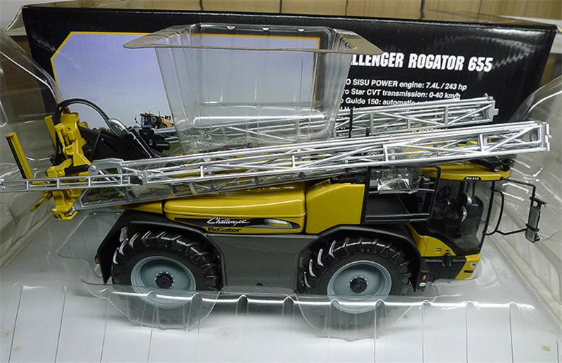 NORSCOT Challenger Rogator 655 New Spray Machine Agricultural Vehicle Yellow 1:32 Truck Pre-built Model