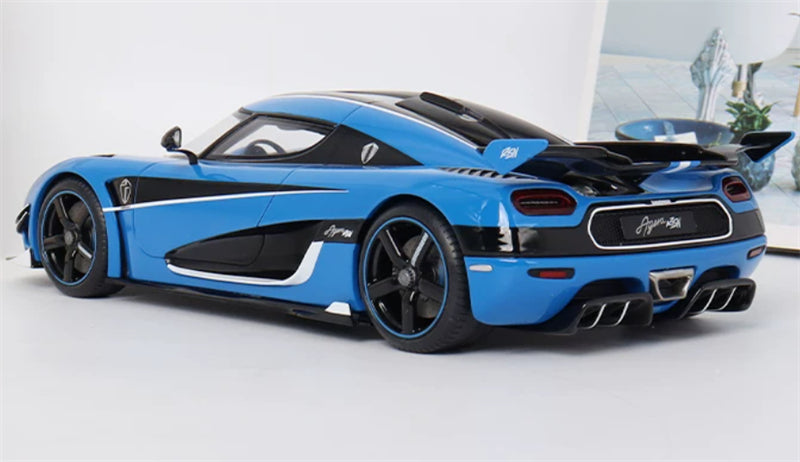 1:18 Koenigsegg Agera RS  Blue - Black Cover GT Spirit Limited Edition 800PCS ONLY Resin Model