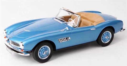 NOREV BMW 507 CABRIOLET 1957 blue 1:18 Car Pre-built Model view1