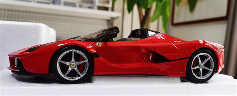 BBR MODELS LAFerrari APERTA Red convertible 1/18 DIECAST CAR