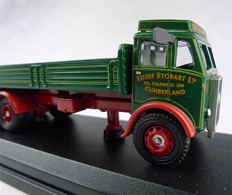FLOZ Atkinson 3 Axle Dropside Pickup container truck Eddie Stobart army green 1:76 Truck Pre-built Model