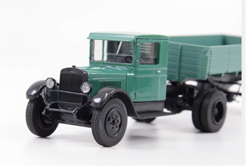 Modimio Russia ZIS-10 semi-trailer Green 1/43 Truck Pre-built Model