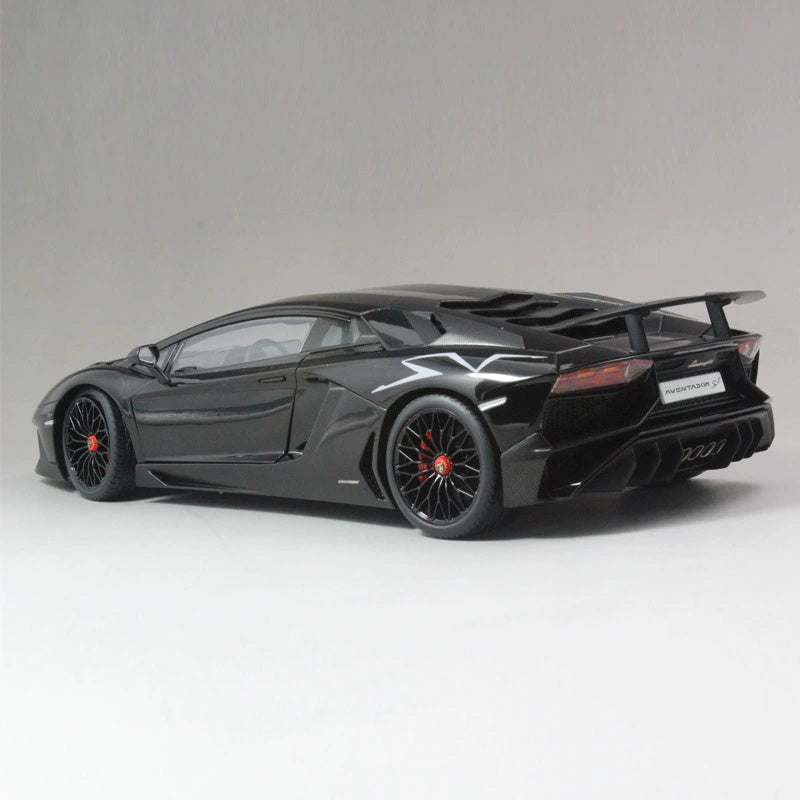 AUTOART Lamborghini Aventador LP750-4 SV Black 1/18 car Pre-a Model