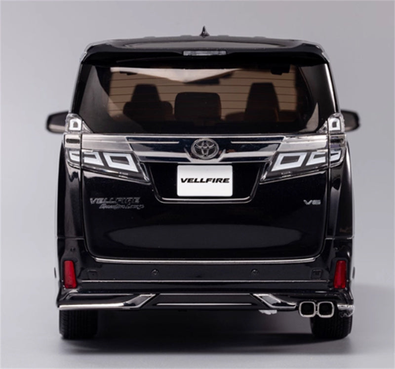KengFai Toyota Vellfire MPV Business Vehicle Black Right hand drive 1:18 Car Pre-built Model view5