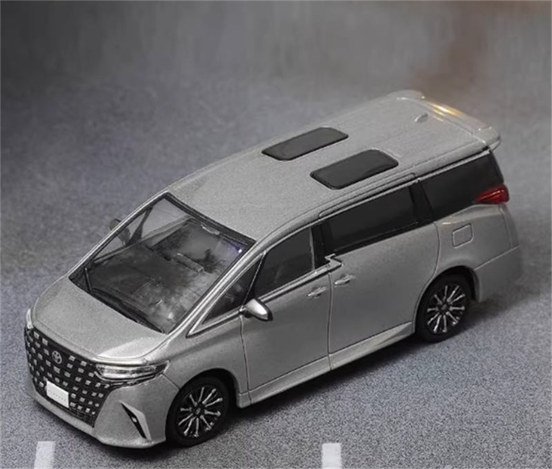 DCT Toyota New Alphard Mpv Grey LHD 1:64 Car Pre-built Model