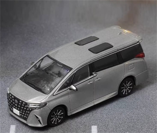 DCT Toyota New Alphard Mpv Grey LHD 1:64 Car Pre-built Model