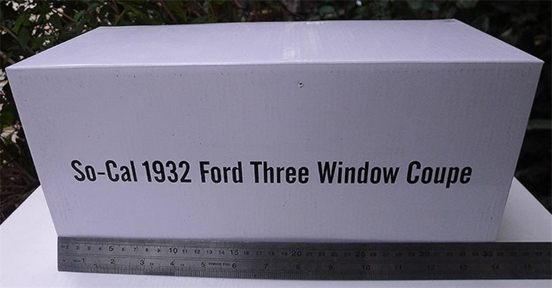 ACME So-Cal 1932 Ford Three Window Coupe red Limited Edition 1:18 Car Pre-built Model