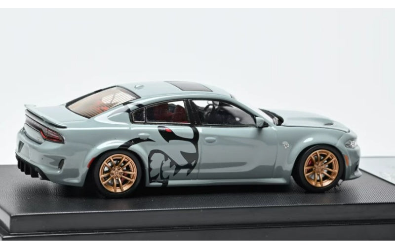 1:64 DODGE Charger SRT  Destroyer Grey 7CM MODEL  Limited Edition 599PCS ONLY DIECAST Model