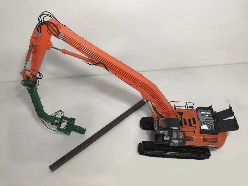 Hitachi  ZAXIS350-6 Piling machine Green 1/50 DIECAST Truck