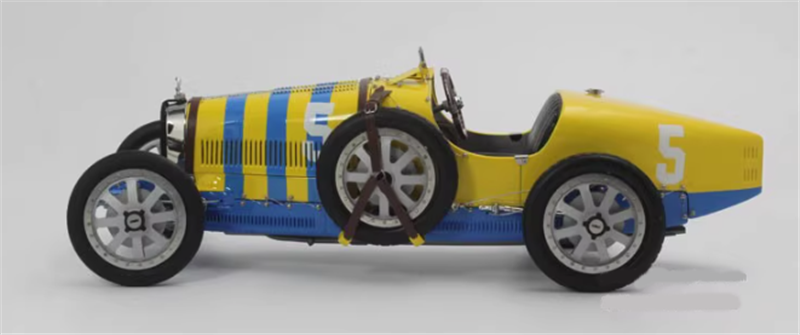 CMC Bugatti Type 35 #5 Yellow blue 1/18car Pre-a Model