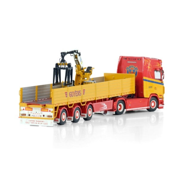 1:50 SCANIA GOYENS S CS20H 4X2 BRICK TRAILER 3 AXLE WSI   Diecast Model