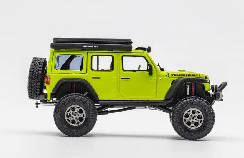 GCD 1:64 Jeep Wrangler Rubicon Off Road Big Wheels Diecast Model