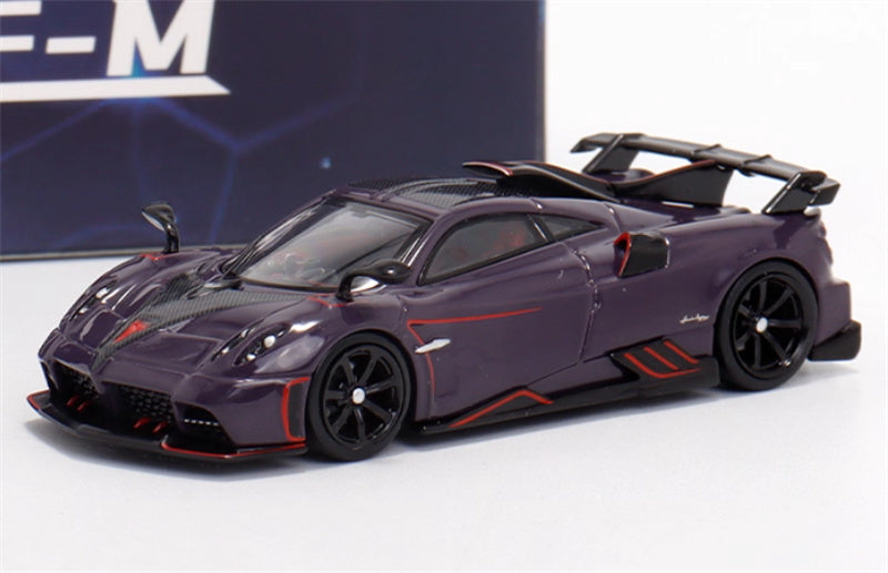 XF MODEL Pagani Imola supercar Purple 1:64 Car Pre-built Model view1