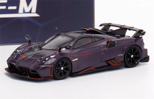XF MODEL Pagani Imola supercar Purple 1:64 Car Pre-built Model view1