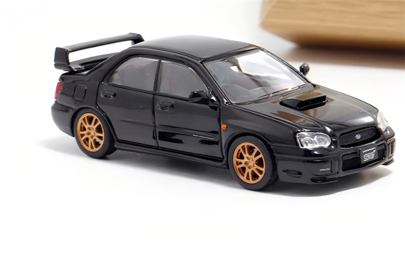 1:64 Subaru Impreza WRX STI 8th Generation Sedan  Black Furuya DIECAST Model