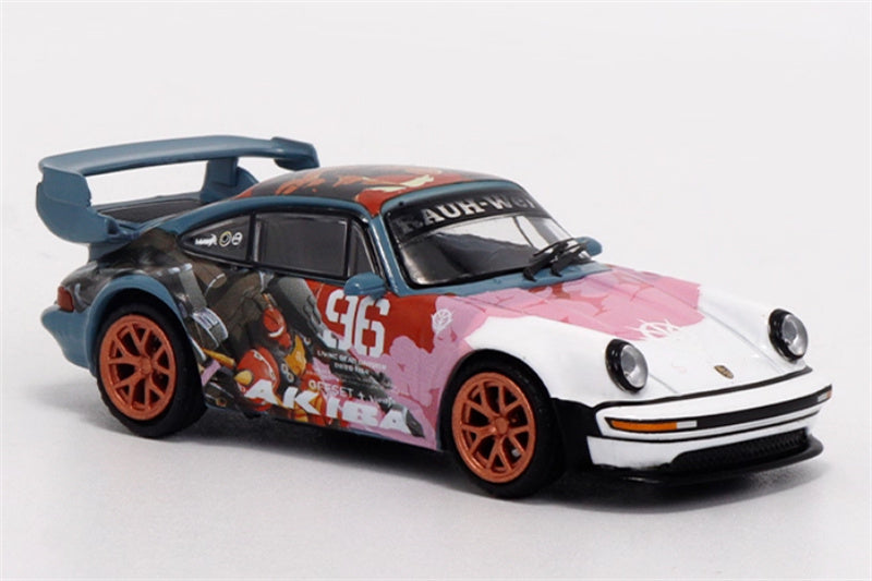 Leixin Porsche Singer Turbo Study 930 Mecha Pink 1:64 Car Pre-built Model view5