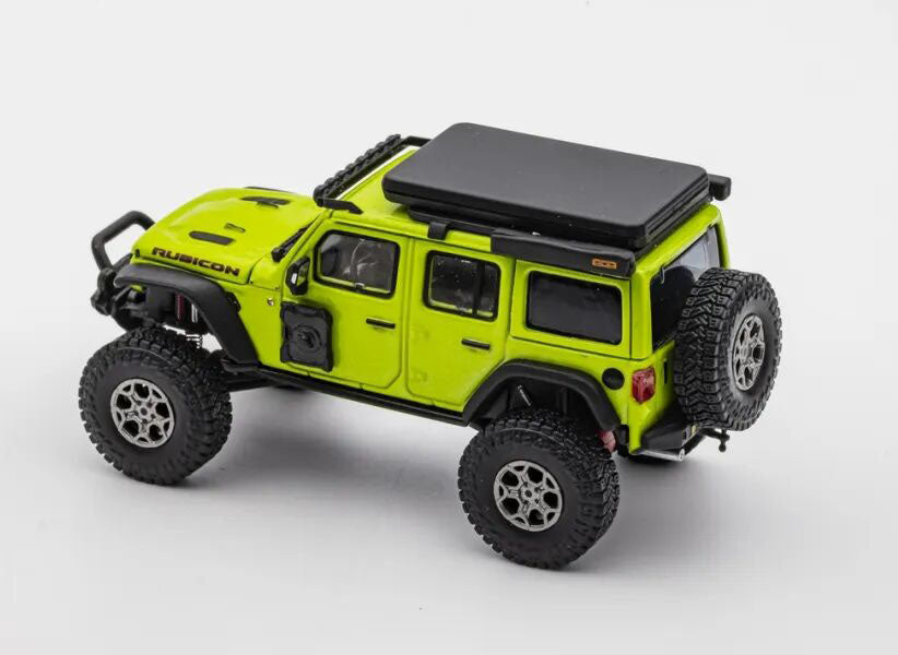 GCD 1:64 Jeep Wrangler Rubicon Off Road Big Wheels Diecast Model