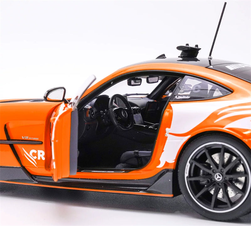 1:18 Mercedes-Benz AMG GT BLACK SERIES 2025 Orange - British Grand Prix MINICHAMPS  DIECAST Model