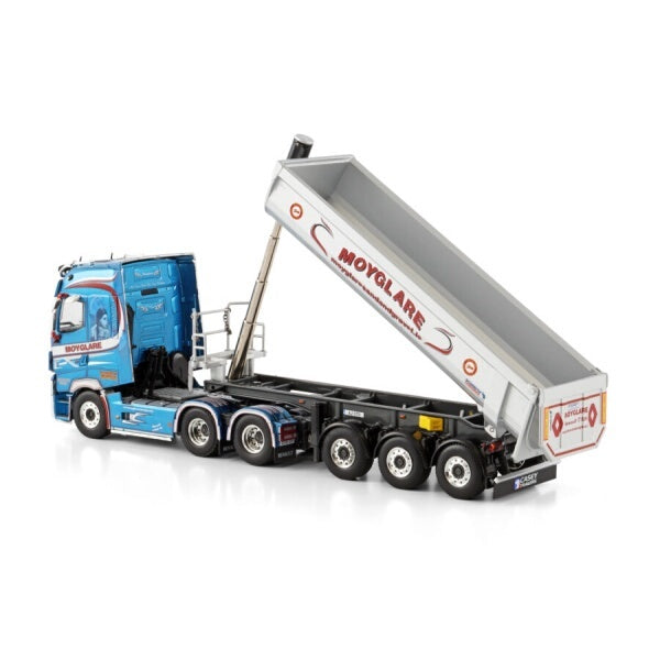 1:50 RENAULT MOYGLARE T HIGH 6X2 TAG PIPE TIPPER TRAILER 3 AXLE WSI   Diecast Model