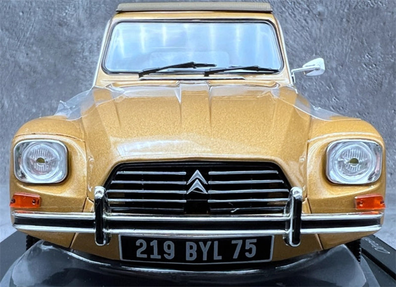 NOREV Citroen Dyane 6 1970 golden fully open 1:18 Car Pre-built Model view7