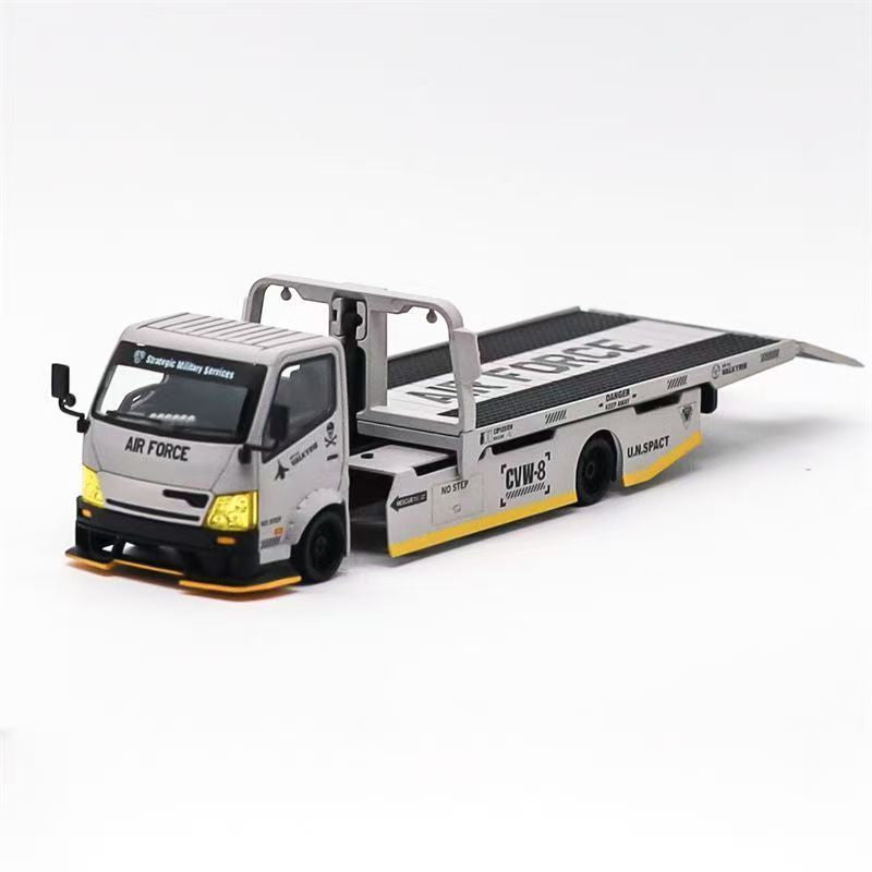 1:64 Hino H300 Air Force Custom Gray Micro Turbo DIECAST Model
