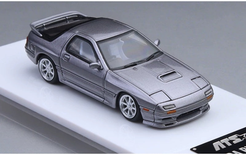 1:64 Mazda RX-7 FC3S  Silver Gray ATS Model   DIECAST Model