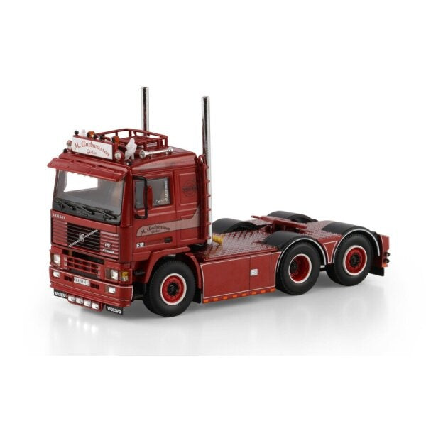 1:50 VOLVO MICHAEL ANDREASSEN F12  6X2 WSI  Red DIECAST Model