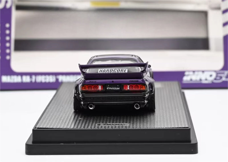 INNO64 Mazda RX7 (FC3S) PANDEM ROCKET BUNNY Purple 1:64 car Pre-built Model view6