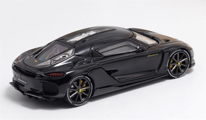BriScalemicro Koenigsegg Gemera Black Limited Edition 299PCS ONLY 1:64 Car Pre-built Model view5