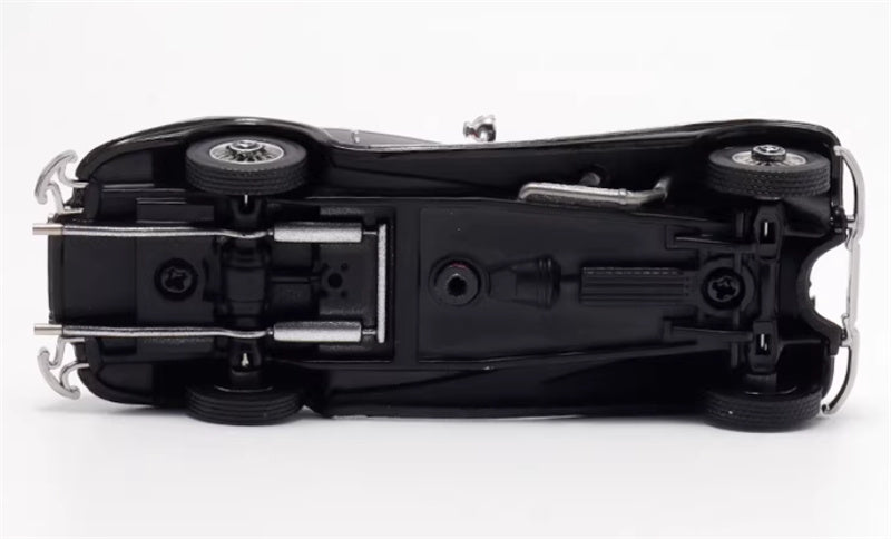 Liberty 64 Mercedes Benz 500K Classic Vintage Car Black - without top cover 1:64 Car Pre-built Airliner Model Display view3