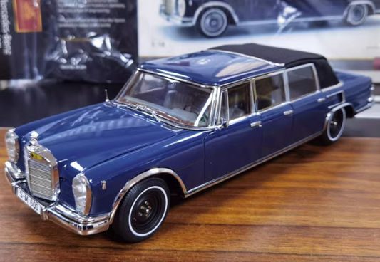 CMC Mercedes Benz 600 Pullman （W 100） blue 1:18car Pre-a Model