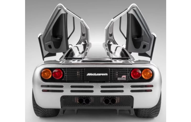 1:18 McLaren F1 XP5 LCD Silver Diecast Model view8
