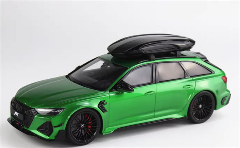 1:18 Audi ABT RS6-R C8  Metallic Green  GT SPIRIT W/ roof box Limited Edition 666PCS ONLY Resin Car Model