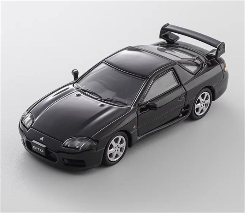 GAGHI MODELS Mitsubishi 3000GT GTO 1998 Black 1:64 Car Pre-built Model
