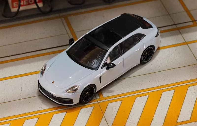 Ghost Player Porsche Panamera Hunting Travel Edition Flying Grey Limited Edition 499PCS ONLY 1:64 car Pre-built Model view1