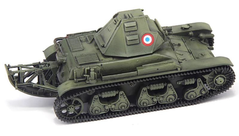 S-MODEL French Renault R-35 R35 light tank FCM36 turret 1:72 Tank Pre-built Model