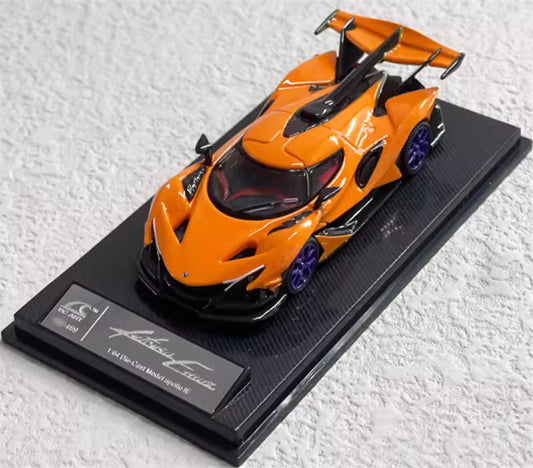 SmallcarsART Apollo IE Supercar orange Limited Edition 499PCS ONLY 1:64 Car Pre-built Model view1