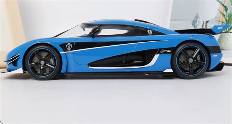1:18 Koenigsegg Agera RS  Blue - Black Cover GT Spirit Limited Edition 800PCS ONLY Resin Model