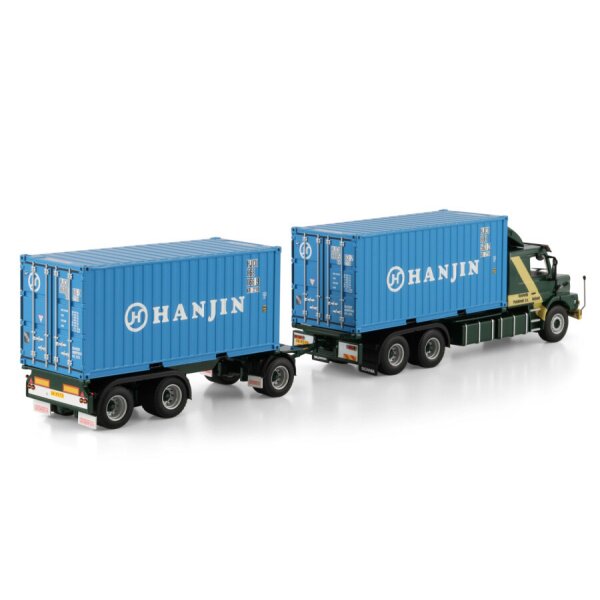 1:50 SCANIA KOOLWIJK 6X2 + 2X20FT CONTAINER WSI Diecast Model
