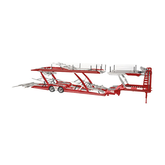 NZG Mercedes Benz double-layer trailer Lohr car transporter fire red 1:18 DIECAST Truck Lorry