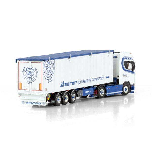 1:50 SCANIA STEURER S CS20H 4X2 TRAILER 3 AXLE WSI   Diecast Model