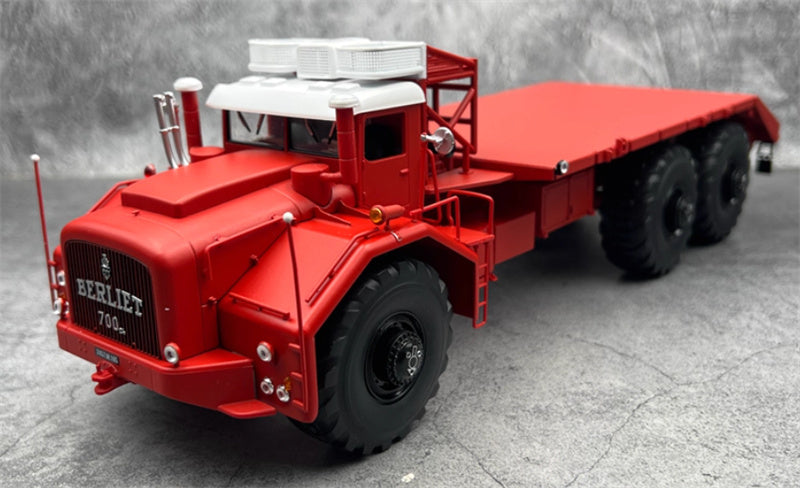 Norev Berliet T100 n°1 1960 transport vehicle red 1:43 Truck Pre-built Model view1