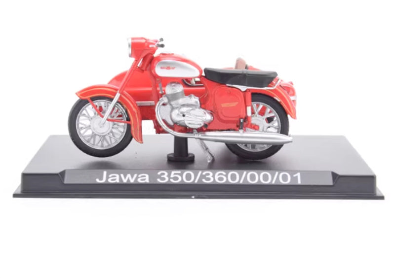 Modimio Czechoslovak motorcycle Jawa 350/360 Red motorcycle Pre-built Airliner Model Display view3