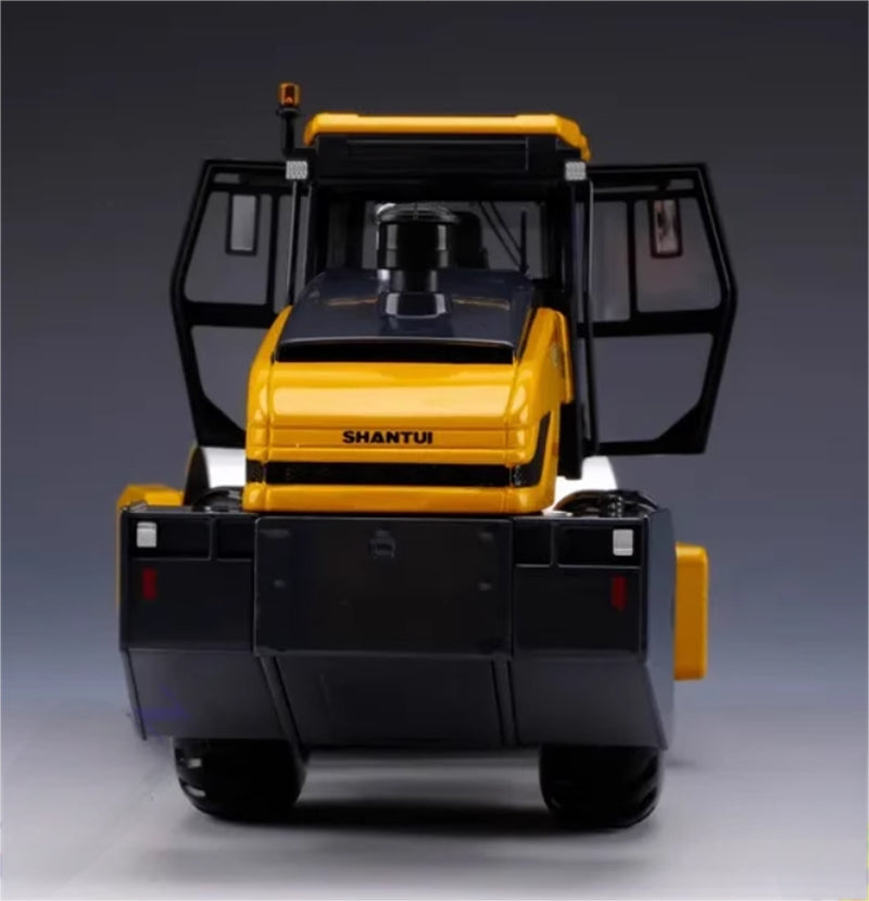 SHANTUI SR40G single steel wheel road roller 1:35 Truck Pre-built Model