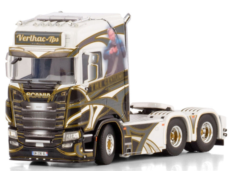 WSI SCANIA S HIGHLINE CS20H 6X2 TAG AXLE Verlhac 1:50 Truck Pre-built Model