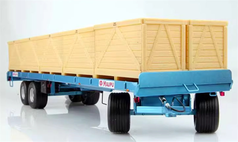 REPLICAGRI MAUPU PLATEAU agricultural large blue trailer 1:32 Truck Pre-built Model
