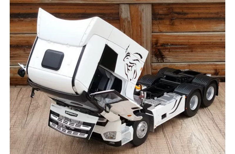 BAHMAN EMPPower Tractor Truck White 1:24 Truck Pre-built Airliner Model Display view4