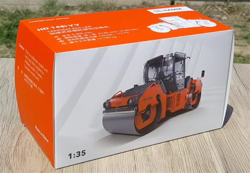 Wittgen Hamm HD 148iVV Double Steel Wheel Roller 1:35 Truck Pre-built Model